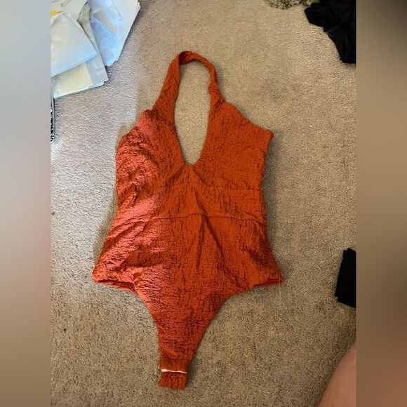 House of Harlow small orange bodysuit - Picture 1 of 6